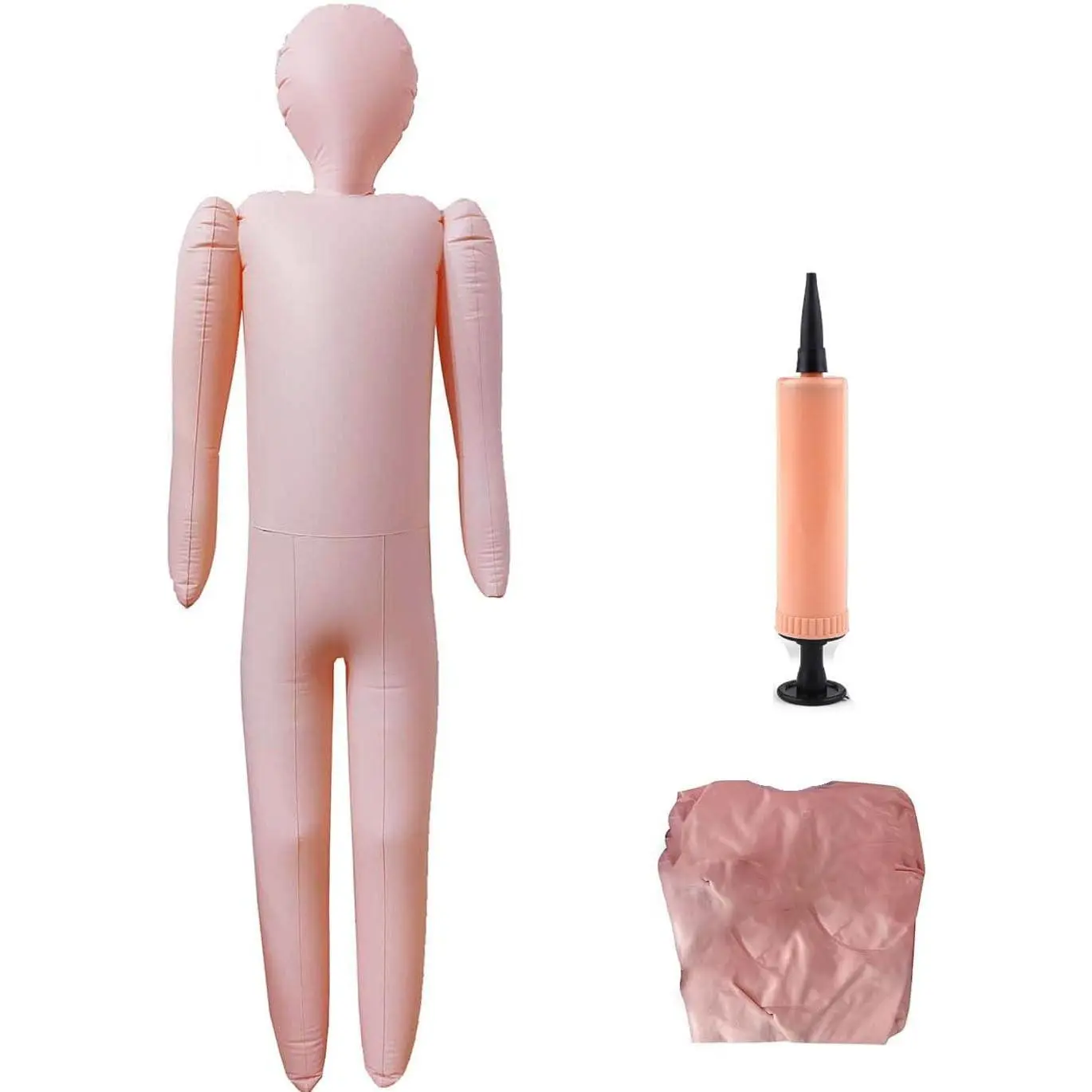 60" Life Size Inflatable Body Mannequin Full Size Inflatable Body, Halloween DIY Decorations Cosplay Props Dummy Body Costume Display for Yard Decor (Patent Product)fidget toys