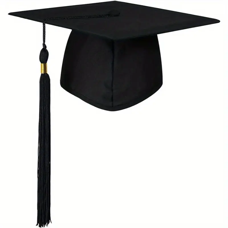 1pc Adjustable Graduation Cap with Tassel - Unisex Graduation Hat for Ceremony, One Size Fits All