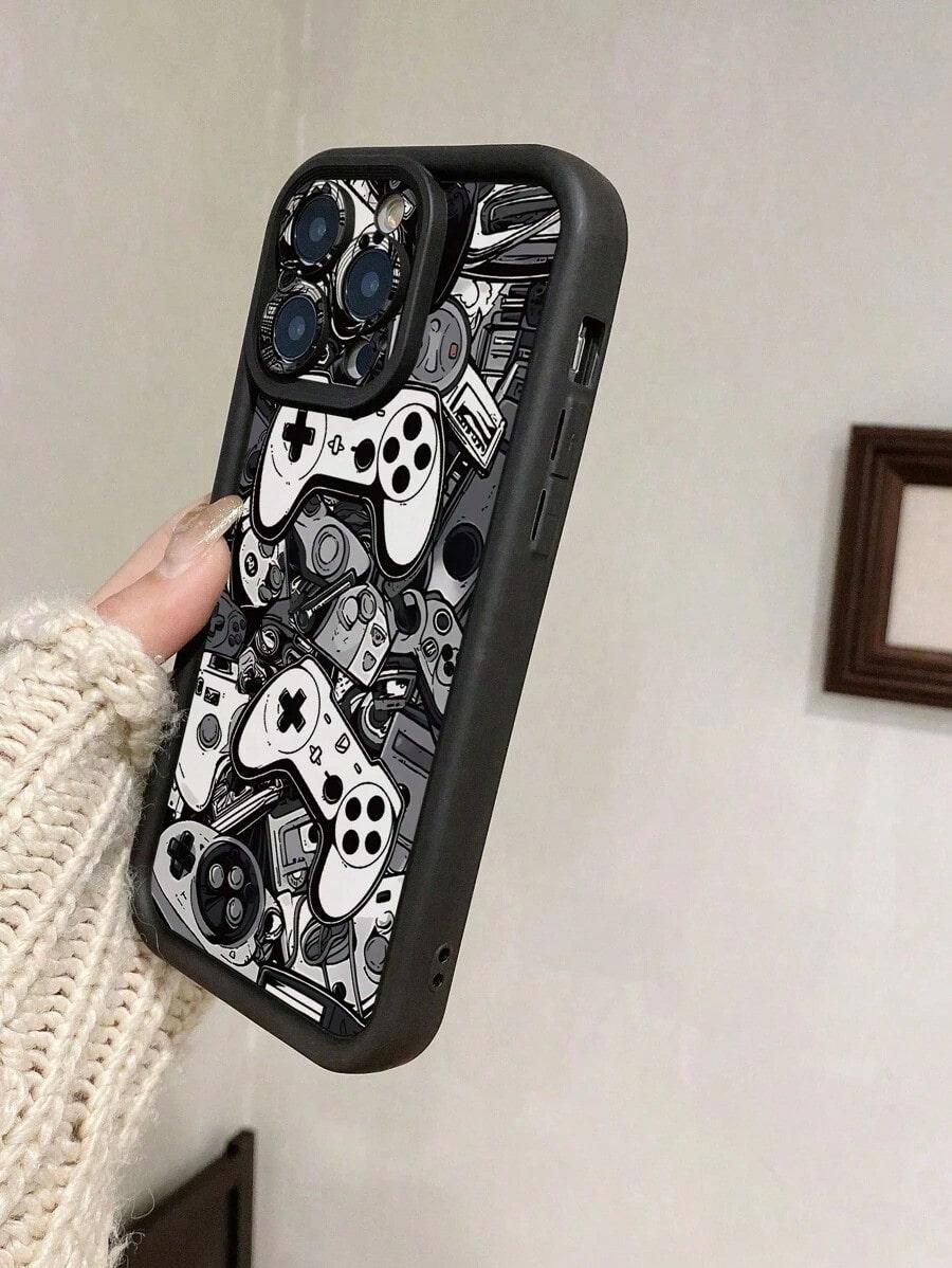 1pc Game Controller Design With Precise Camera Hole Protective Shock Absorbent Phone Case Suitable For IPhone17/IPhone17 Air/IPhone17 Pro/IPhone17 Pro Max/16 Pro Max/15 Pro Max/14 Pro Max/13 Pro Max/12 Pro Max/11 Pro Max