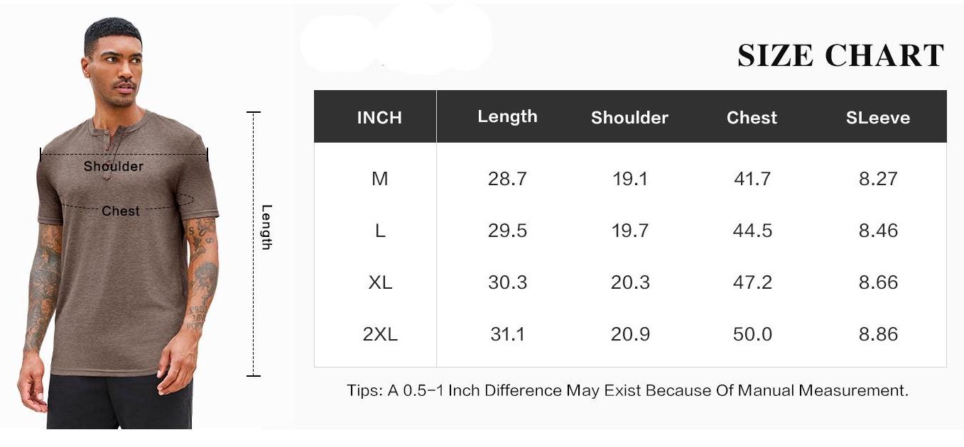 Runcati Men Short Sleeve Henley T-Shirt Casual Solid Color Button-up Henley Shirt V Neck Tee Tops