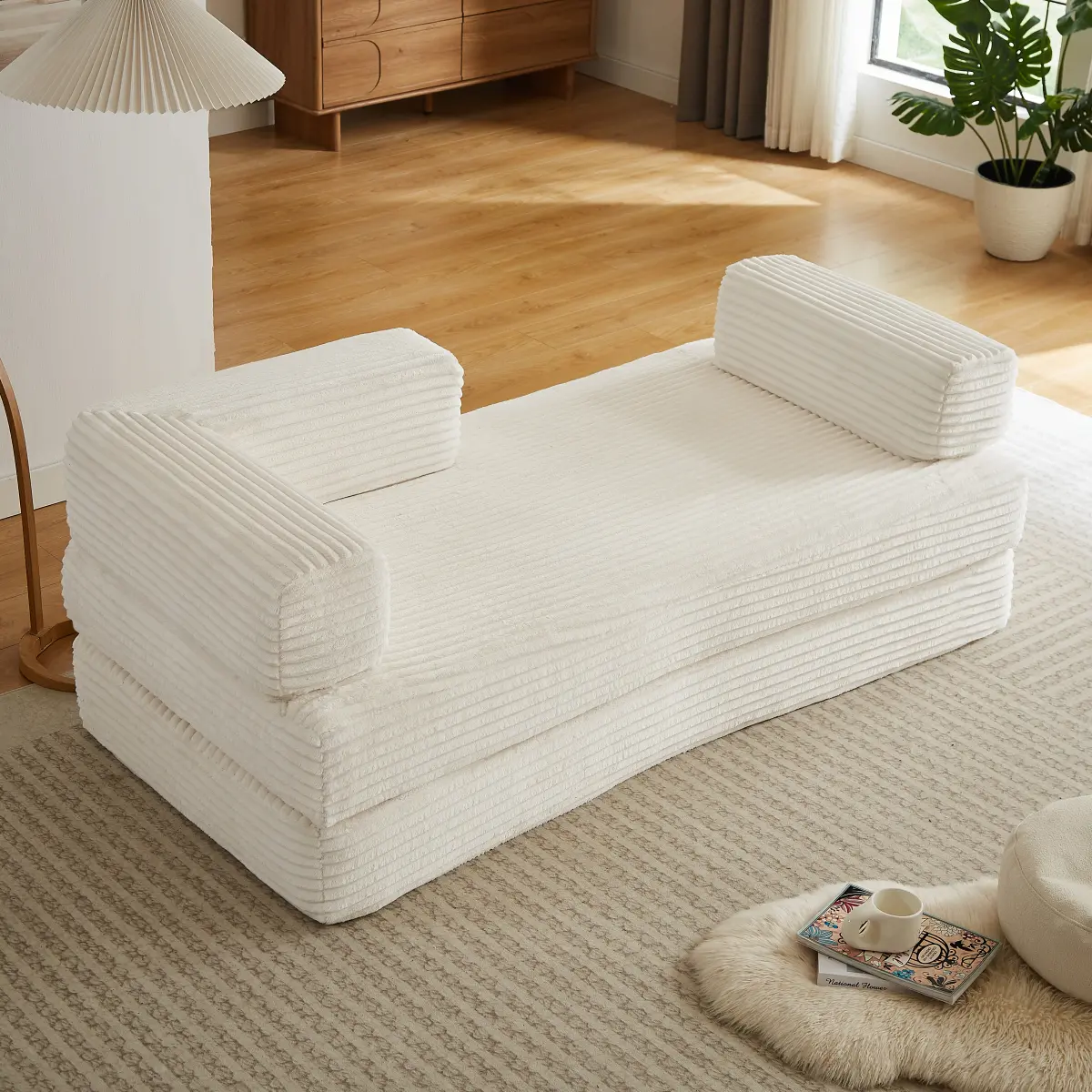 [Bellemave] Oversized Loveseat Sofa, Cloud Boneless Couches for Living Room, Modern Modular Sectional Sofa, Comfy Sleeper Sofa for Office