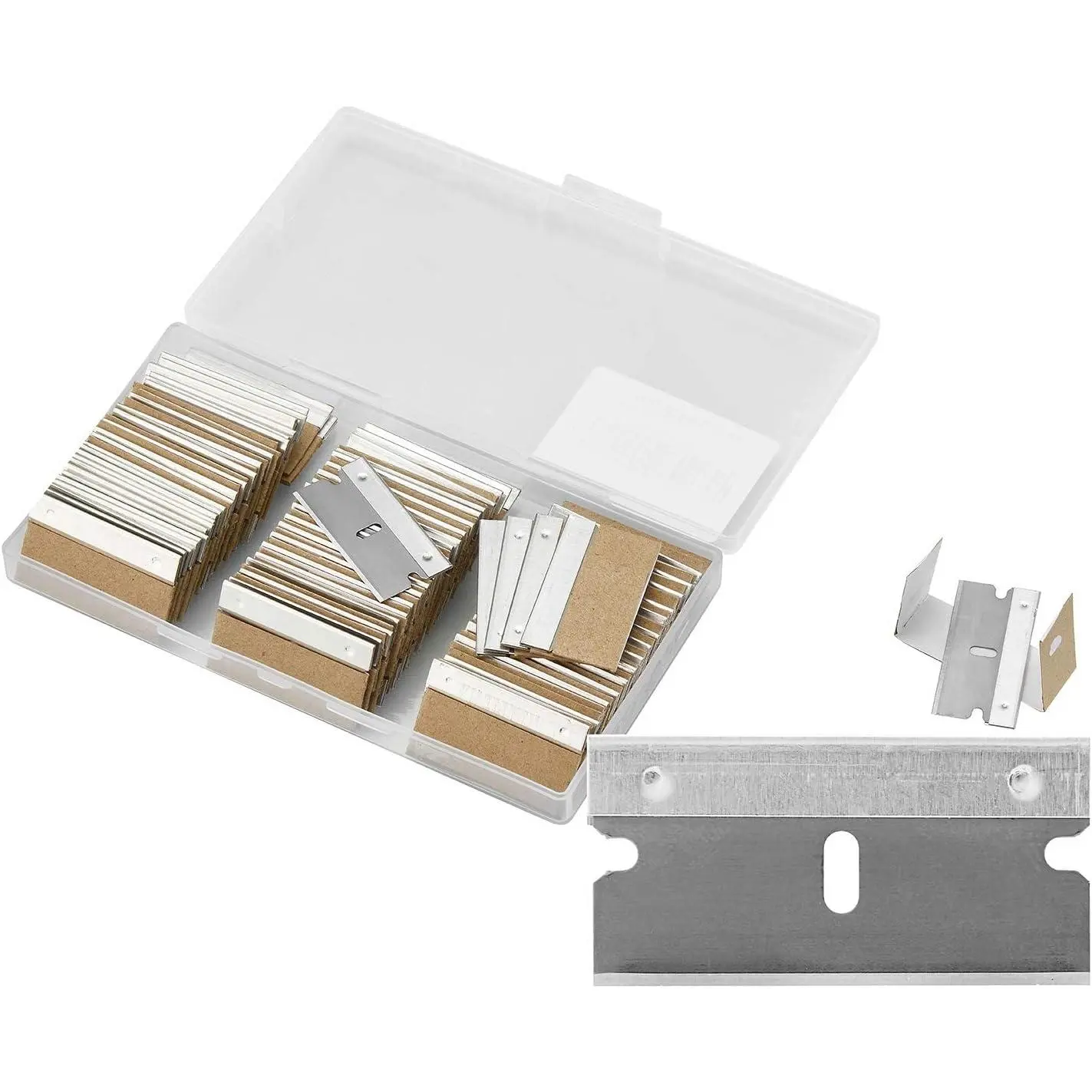 Single-blade razor blades, industrial safety razor blades, individually packaged, used for scrapers and cutting tools