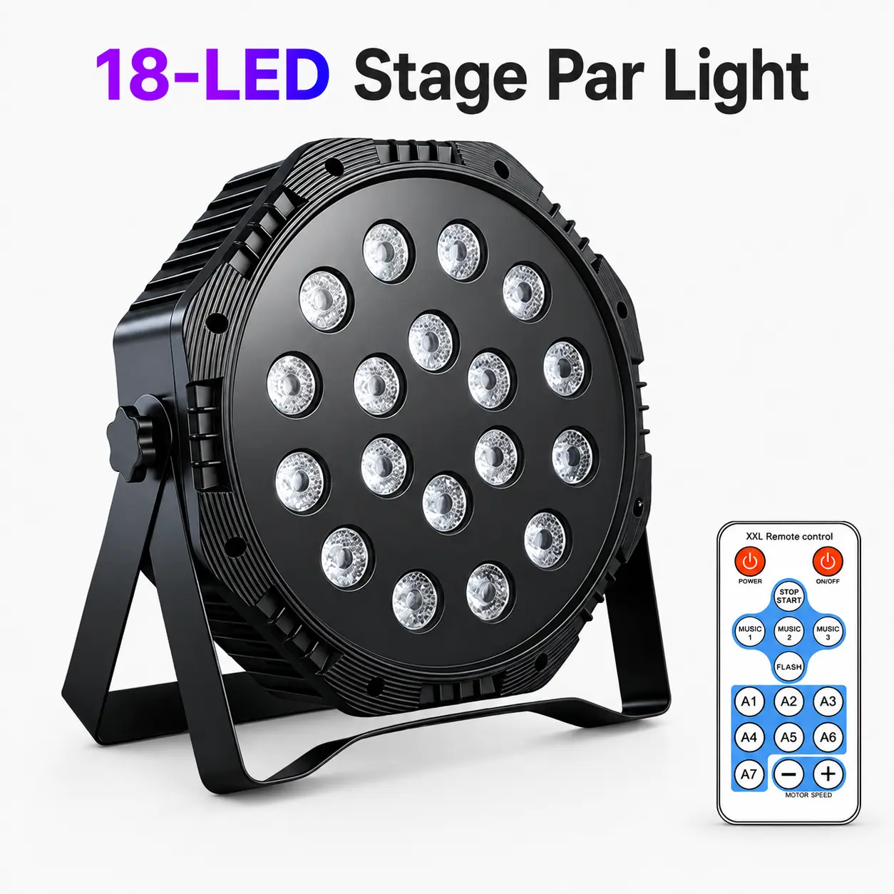 1PC/2PC USB-Powered RGB Smart Device - Sound Pickup Ambient Night Disco Stage Light, Plug-and-Play (No Remote) for Living Room, Gaming, Holiday Decoration