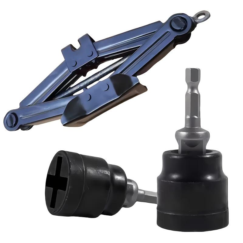 Jack Wrench with Socket, Heavy Duty Wrench, Professional Car Tire Removal & Wheel Bolt Wrench, Compatible with Scissor Jacks, No Assembly Required