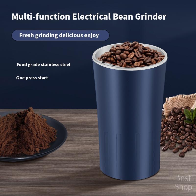 300W Electric Coffee Grinder for Fast Grinding—Perfect for Beans, Spices, Nuts & More. Compact and Portable, This Ultra-fine Powder Grinder Doubles As A Food Processor and Mixer for All Your Kitchen Needs. Multi-Function Grinding Tlools