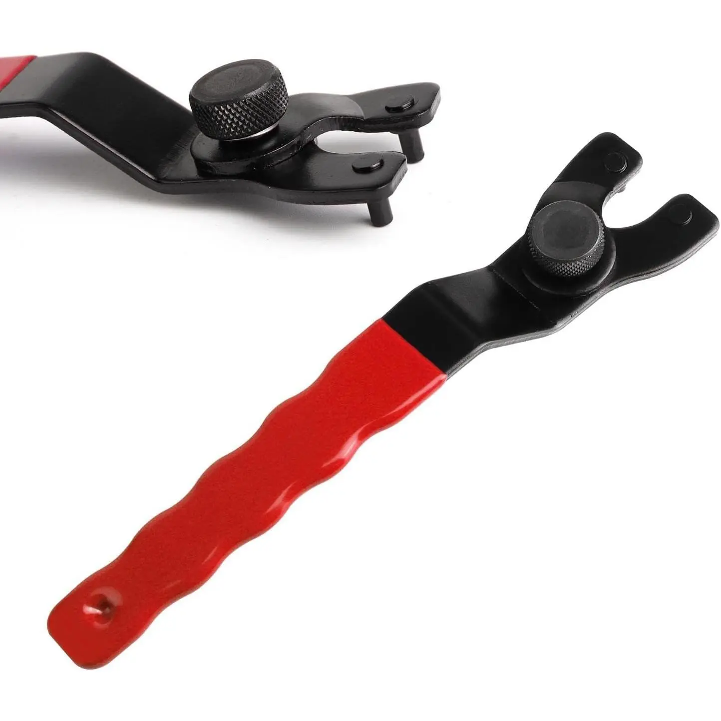 Golden Pearl Pin Spanner,Spanner Wrench for Grinder,Adjustable Pin Wrench for Angle Grinder Machine(Red)