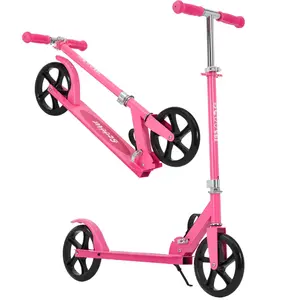 Lightweight Collapsible 2-Wheel Kids Scooter –  4-Level Adjustable Height – Perfect for Boys & Girls Ages 6+
