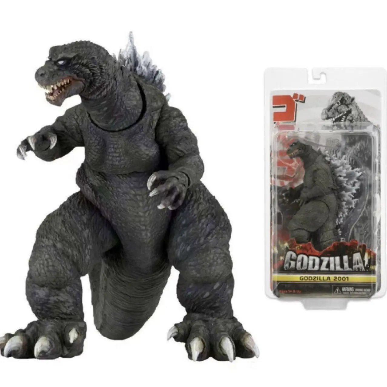 Neca Movie Edition 2001 Monster Super Articulated 7-Inch Carded Figure, Articulated Pvc Figure, Desktop Decor, Halloween Gift, Party Gift, Collectible Model, Collectible Figurines