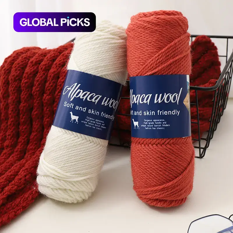 245 Merino Wool Yarn 5 Balls 500g, Ideal for Knitting Coats Sweaters Scarves Hats Shoes Cushions, Soft and Warm Handmade Crafting Material Bulk Yarn