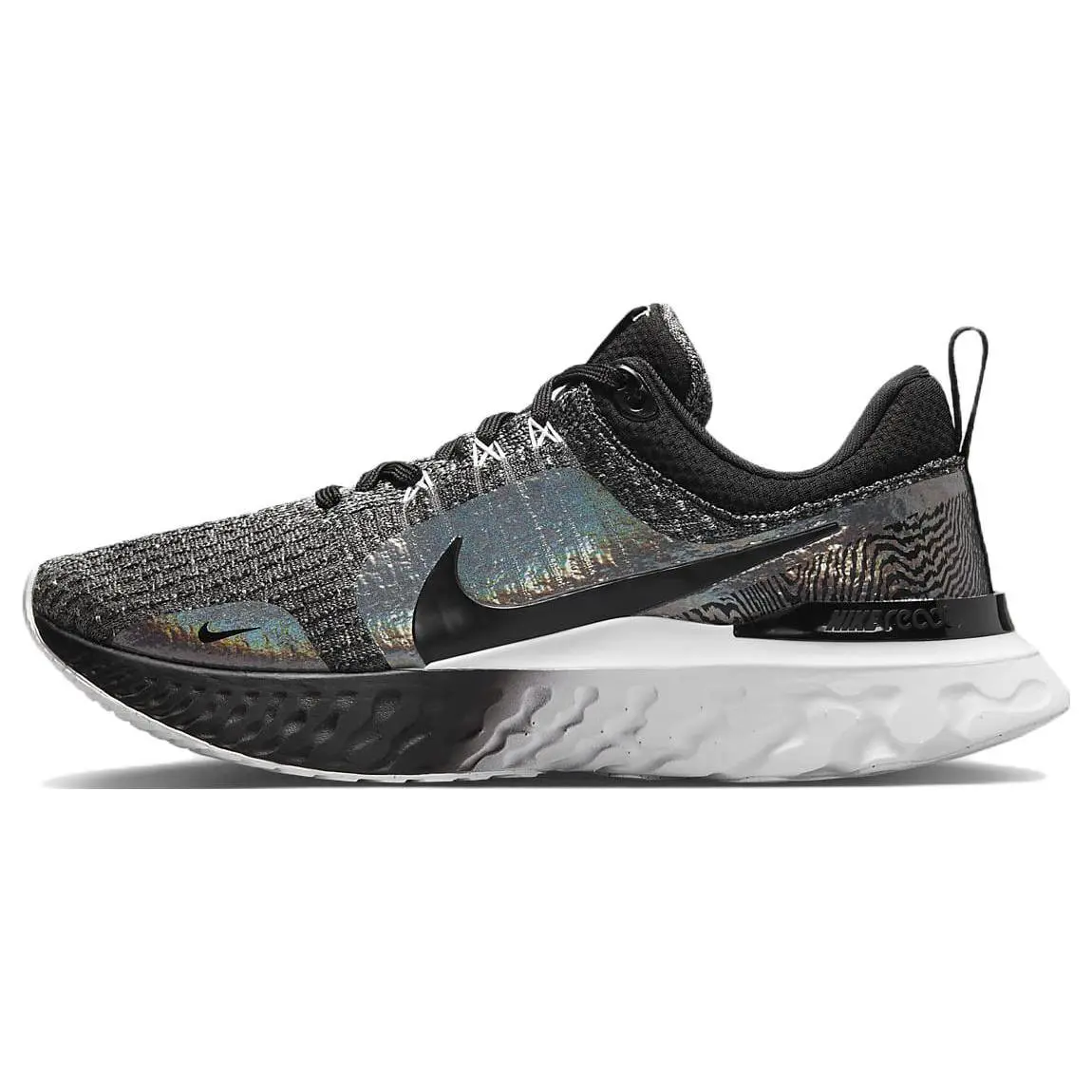 Nike Wmns React Infinity Run Flyknit 3 Premium 'Black Zebra Iridescent' DZ3027-001