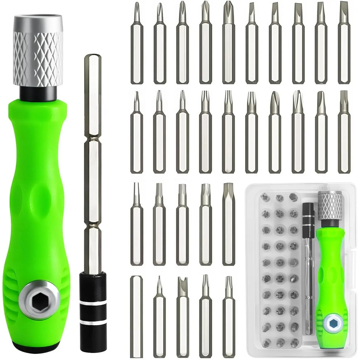 32 in 1 Small Precision  Set,  Professional Tool Kit |  Mini  Sets,  Repair for Glasses, Watches, Laptop, Electronics, Toys, , Computers