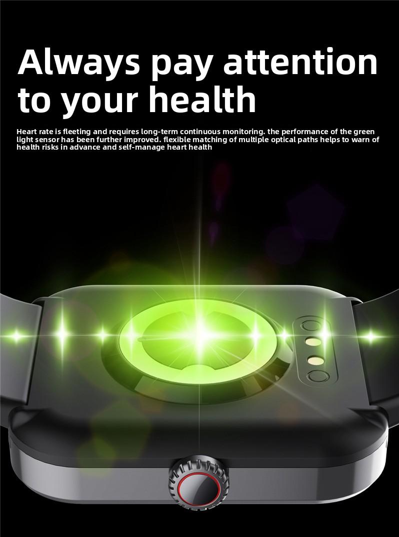 F57L Smart Watch Sports Bracelet Heart Rate Blood Pressure Monitor Body Temperature Sleep Measurement Step Counting Fitness Tracker IP68 Waterproof Smartwatch for Men Women