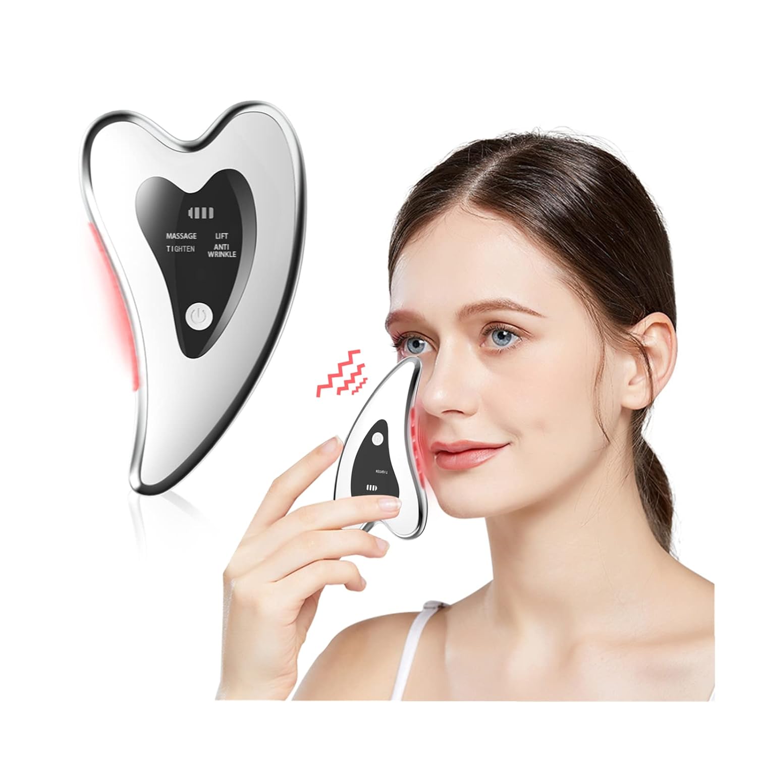 Electric Facial Massager, 1 Count Portable Electric Facial Massage Tool, Professional Face & Body Beauty Instrument for Women & Men
