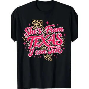 I Can Tell at a Glance That She'S from Texas. Vintage-Style Texas T-Shirt