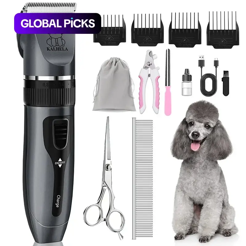 Pet Electric Hair Clipper for Cats & Dogs, Professional Grooming Clippers with Precision Blade, Easy Fur Trimming Tool, Grooming Tools #GLOBAL PICKS