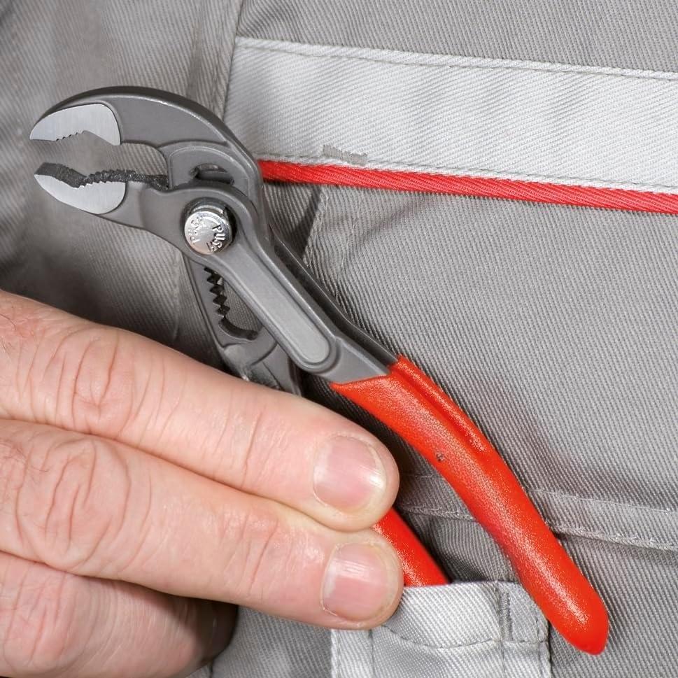 fathersdaygift Groove Joint Pliers 4/5/7 Inch with Fast Adjustable Pliers V-Jaw Tongue and Groove Pliers Wrench for Water Pump,Home Repair,Plumbing,Gripping,Nuts,Bolts,Pipe,Fittings