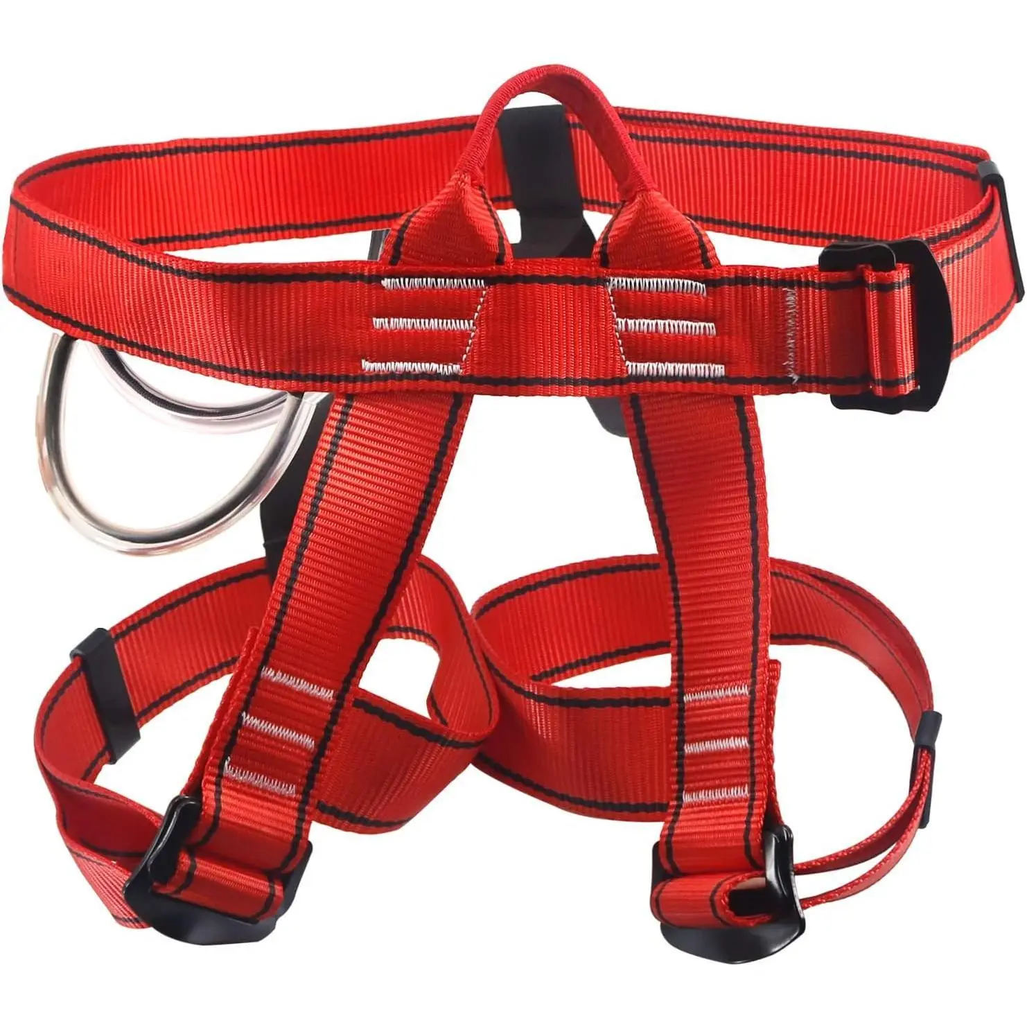 Climbing Harness, Mountaineering Rock Climbing Harness, Half Body Harness for Rappelling Fire Rescuing Tree Climbing
