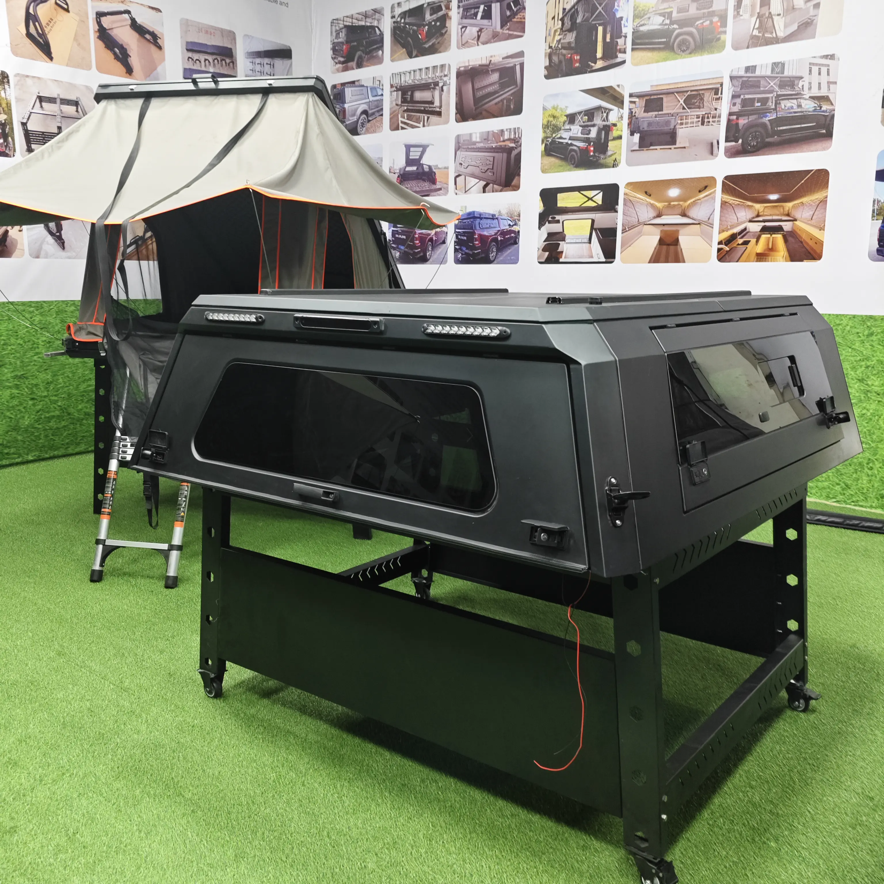 Pickup Truck 3-Door Bed Cover, Vehicle-Specific Design, No-Drill Installation Car Exterior Accessory Sunshade