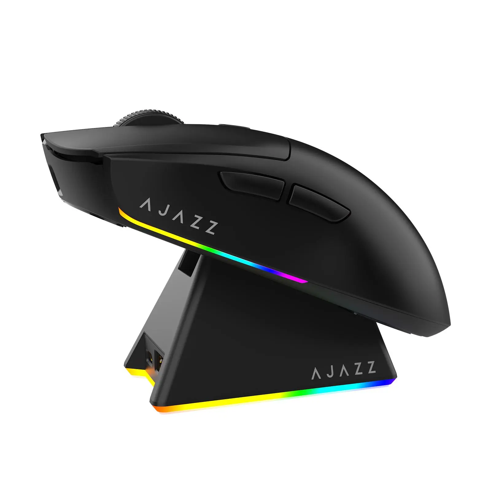 AJAZZ AJ139 V2 MC Wireless Gaming Mouse RGB Magnetic Charging Base Tir mode Lightweight Computer Office Mouse PAW3311 Sensor 1K Return Rate 500mA Long Range Support Multiple Systems Suitable for Esports Games and Office
