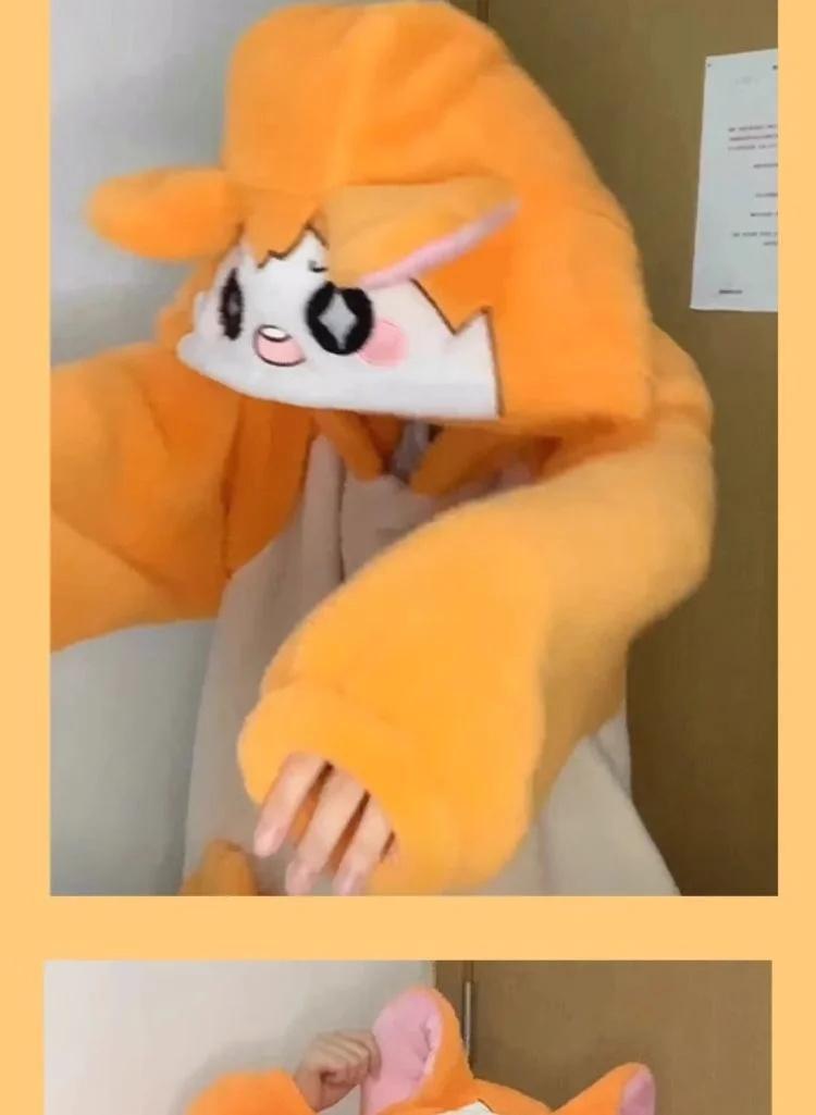 Haikyuu!! Pajamas Kageyama Tobio Hinata Shouyou Cosplay Robe And Pants Soft Cute Thickened Coral Velvet Warm Couple Homewear