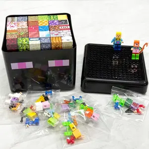New Magnetic Blocks 180pcs with Storage Box, Mini Educational Toys for Kids Ages 4-12, Creative Play Birthday Gift for Boys and Girls