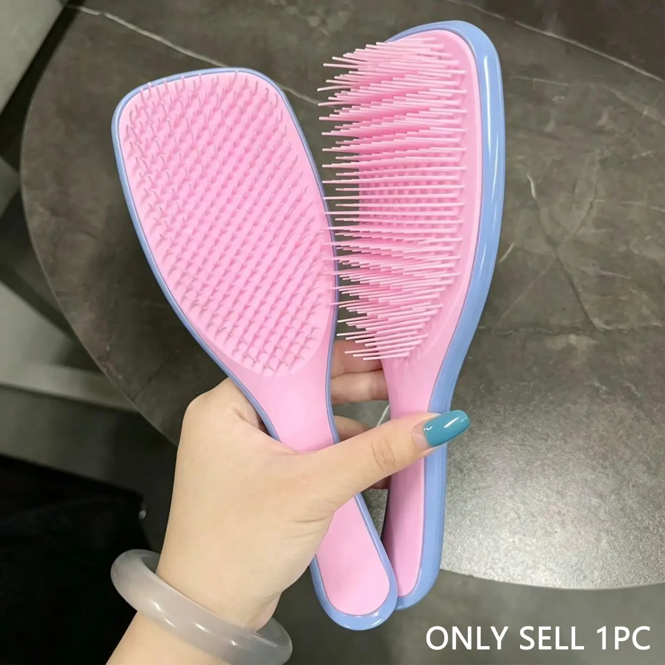 Ultimate Detangler Brush, Detangling Hairbrush for Wet & Dry Hair, Eliminates Knots & Reduces Breakage for Straight to Wavy Hair Types