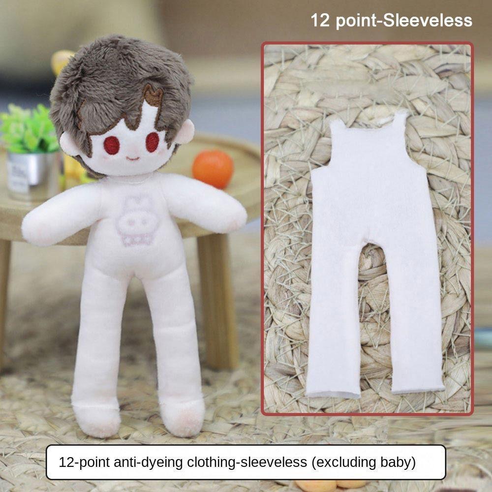 10/12/15/20/30cm Doll Undercoat Fashion Doll Mini Sleep Wear Overall Clothes For Stuffed Cotton Dolls Toys Accessories