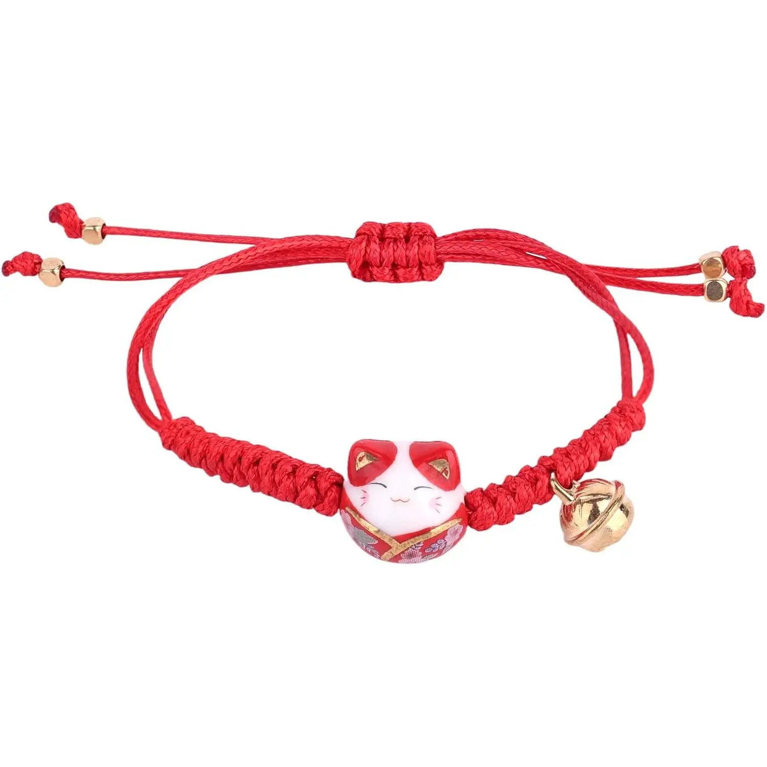 Lucky  Bracelet for Women, Maneki Neko Lucky  Rope Bracelet Feng Shui  Luck  for Wealth Protection