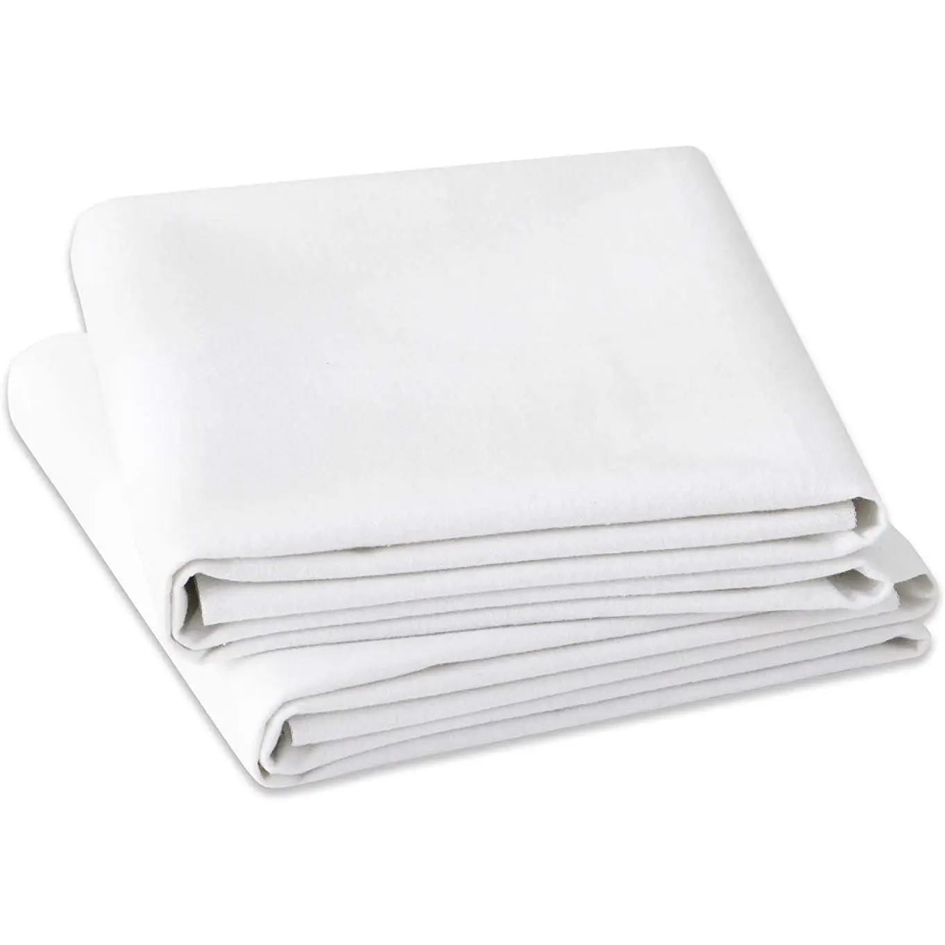 Flannel Protector Pad，100％ Waterproof Mattress Protector Pad, One Size, 34" X 54"-2Pack