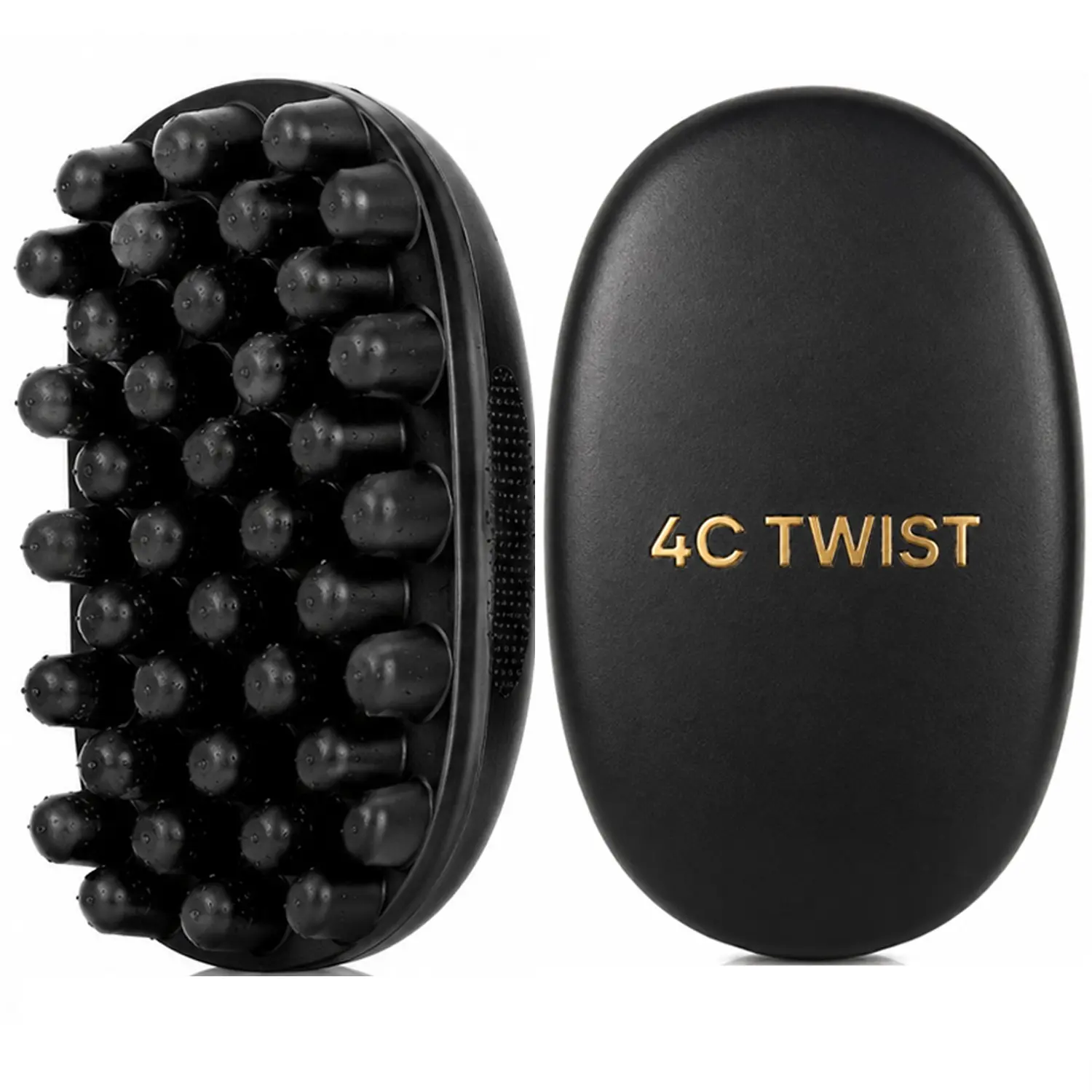 Men’s Twist Curl Styling Brush, Afro Curl Sponge Tool for Defined Curls, Wave Patterns and Natural Short Hair, 4C Twist Hair Styling Brush for a Clean Textured Look