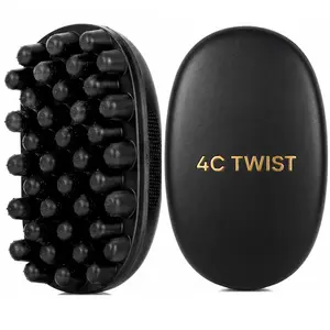 Men’s Twist Curl Styling Brush, Afro Curl Sponge Tool for Defined Curls, Wave Patterns and Natural Short Hair, 4C Twist Hair Styling Brush for a Clean Textured Look