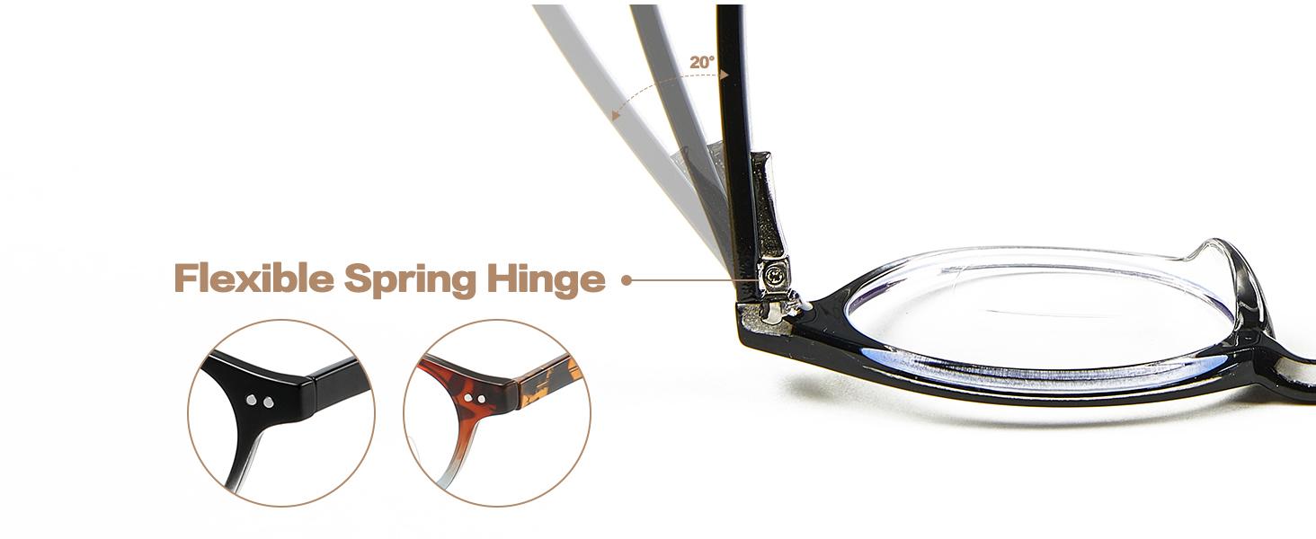 Bifocal Reading Glasses Women Blue Light Computer Progressive Readers Fashion Round Nerd Retro Clear Top Designer Stylish Cute Ladies Oval No Line Eyewear Black Leopard 2 pack LK6023 +300