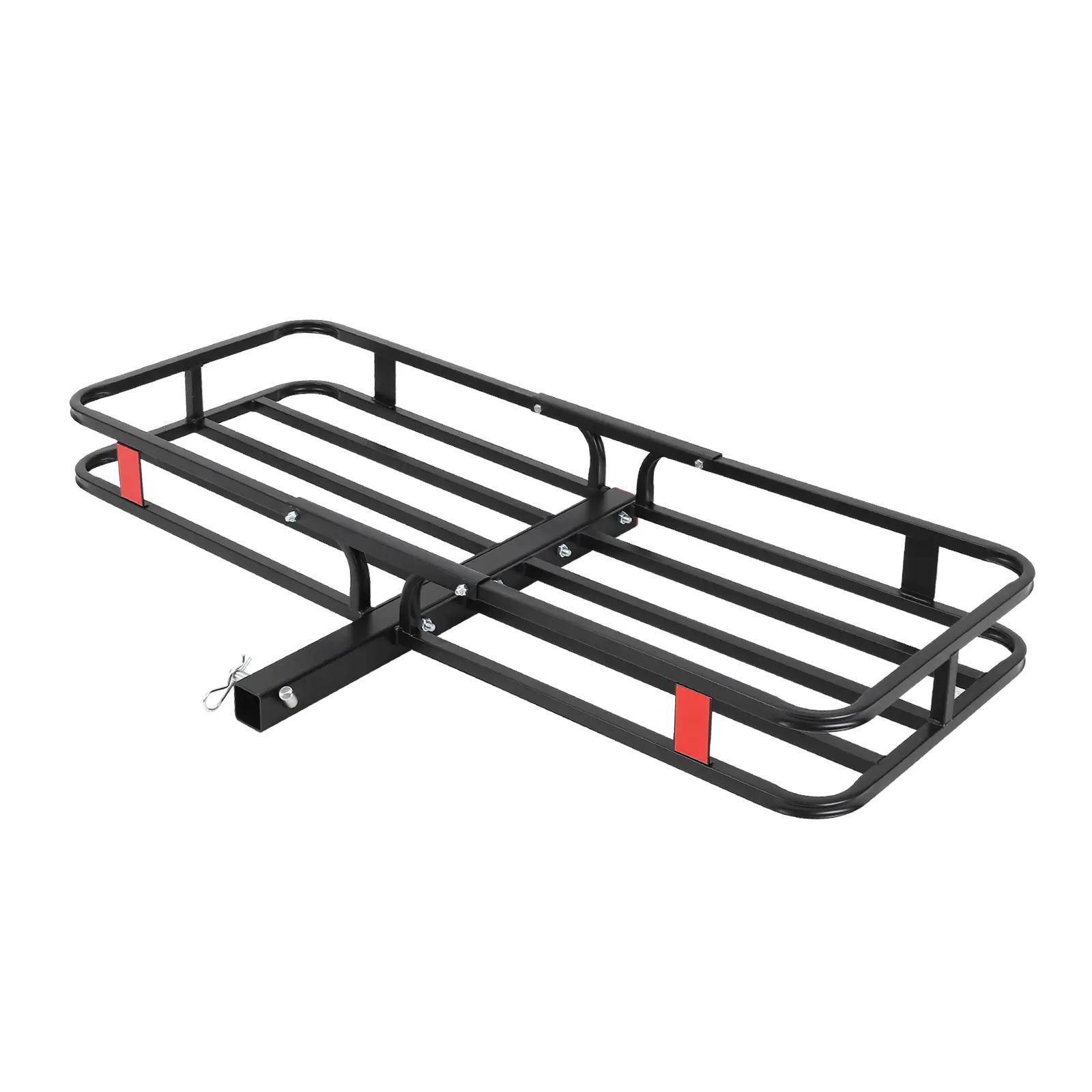 Heavy-Duty Hitch Cargo Carrier Basket – 53" x 19" x 6", 500 lbs Capacity, Rear Luggage Rack for Car, SUV, Trailer – Fits 2" Receiver, Perfect for Camping & Travel – Durable Construction