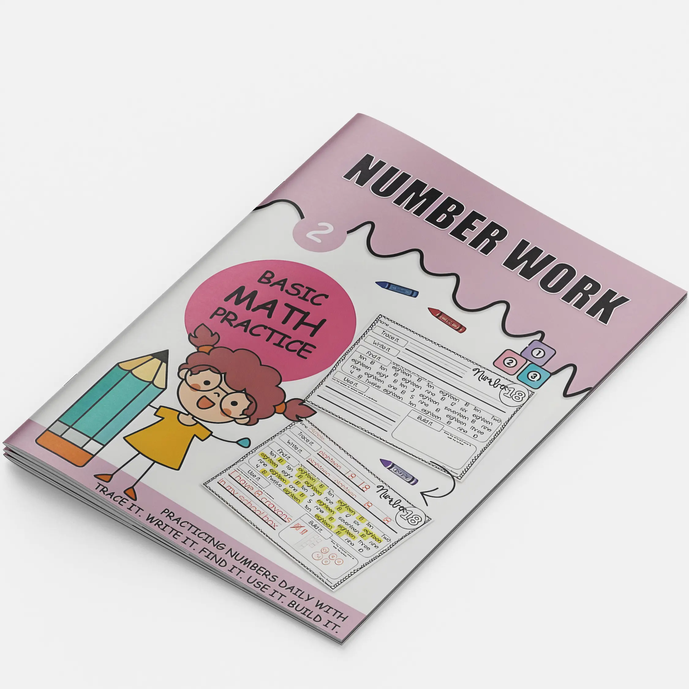 Number Learning Book – Creative Exercises for Counting, Number Writing and Early Math Development with Engaging Pages