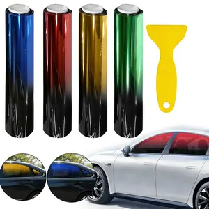 300CM Car Gradient Sunshade Film PET,Two ToneUncut Roll Window Tint Film Heat Control Anti UV for Car Window summervibes☀️