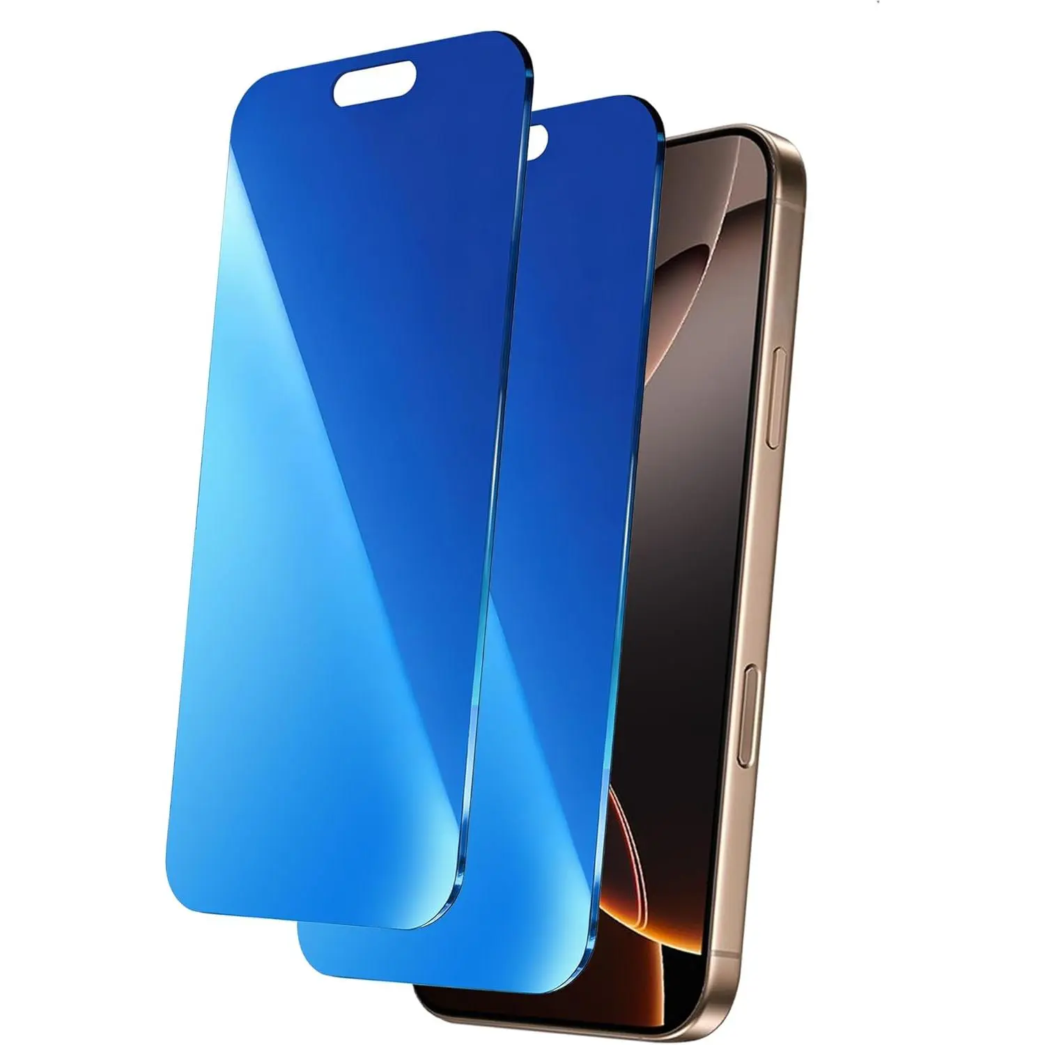 2 Pack for  17  Screen Protector [6.3 inch] Anti-Spy Private Tempered Glass Film Accessories Anti-Blue Light 9H Hardness No-Bubble Full Coverage Easy Installation