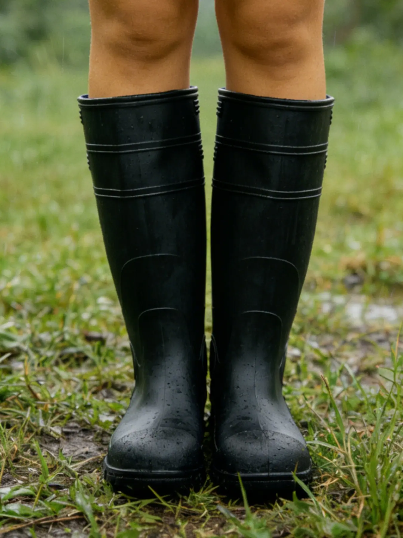 High Ankle Waterproof Rain Boots, Duck Boot, Over-The-Knee Rain Shoes, Non-Slip Rubber, Durable All-Weather, Classic Women's Rain Boots, Footwear Boot, Outdoor Use