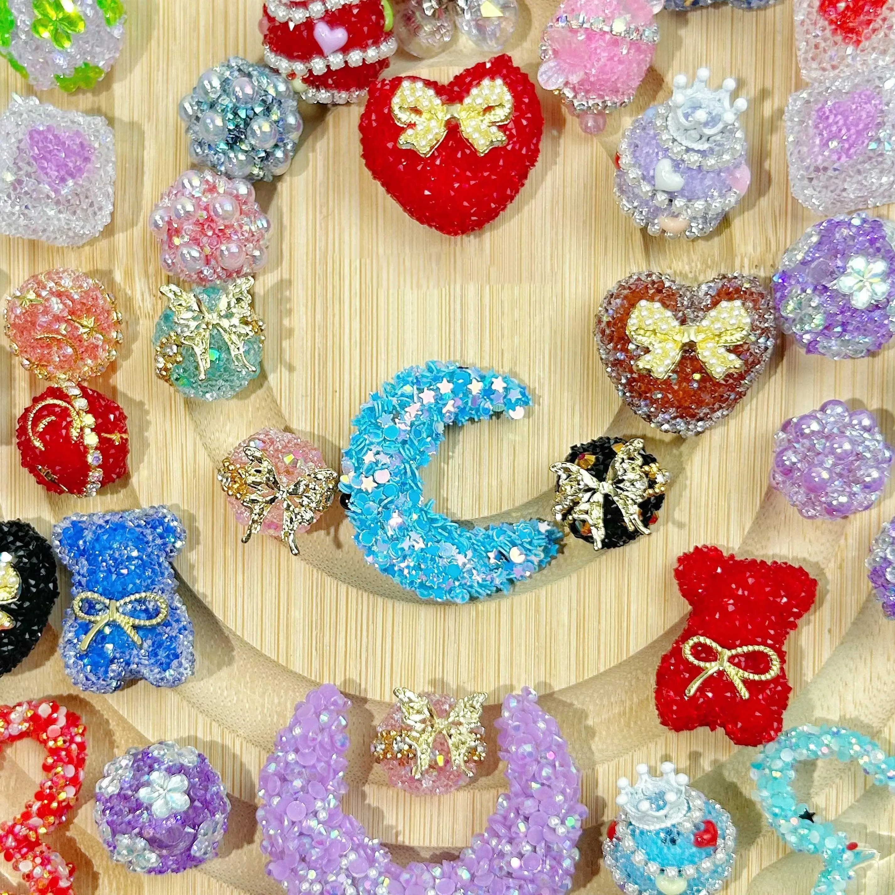 Sage-P8-Sugar Beads for DIY Pens or Phone-chains