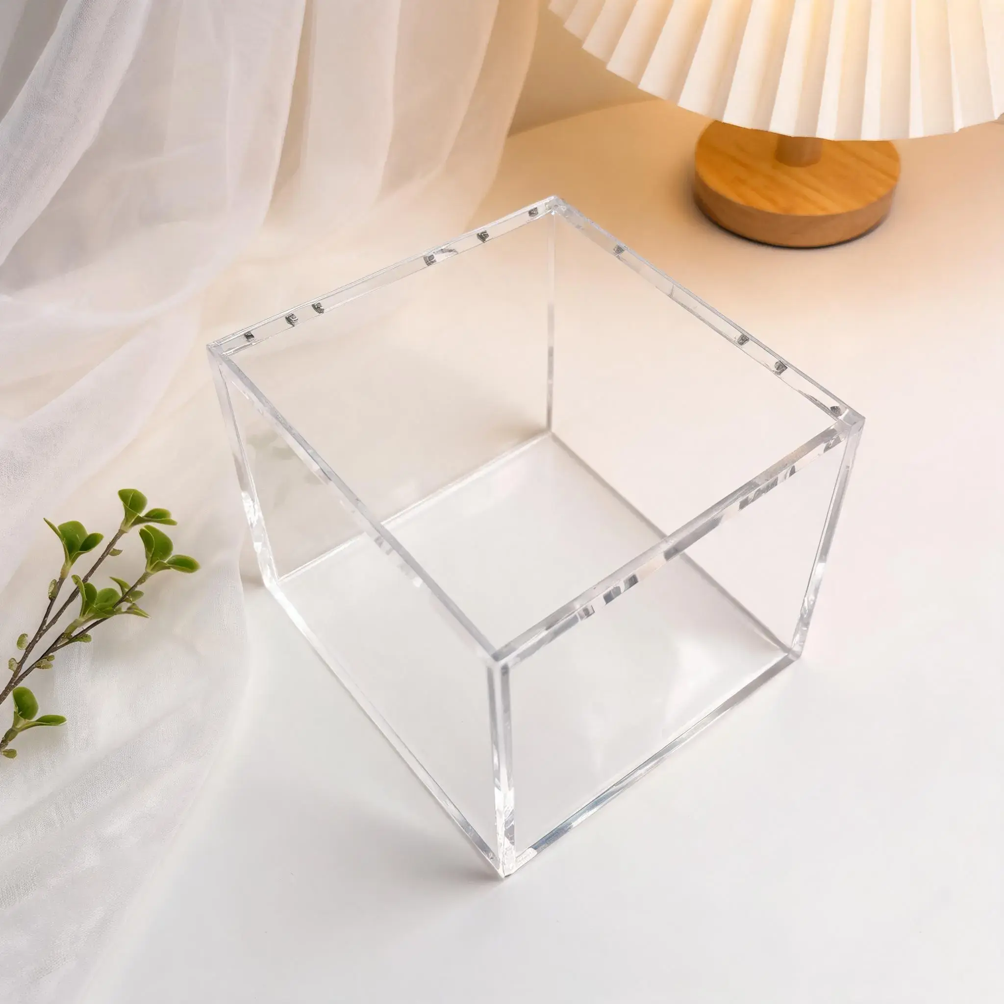 Clear Acrylic Game Card Storage Box, Card Hobby Box, Collector Cards Box, 1-Count Dustproof Anime Toploader Card Display Box and Trading Card Organizer for Home Office, Fits Card Sleeves, Toploaders and Trading Card Albums #GLOBAL PICKS