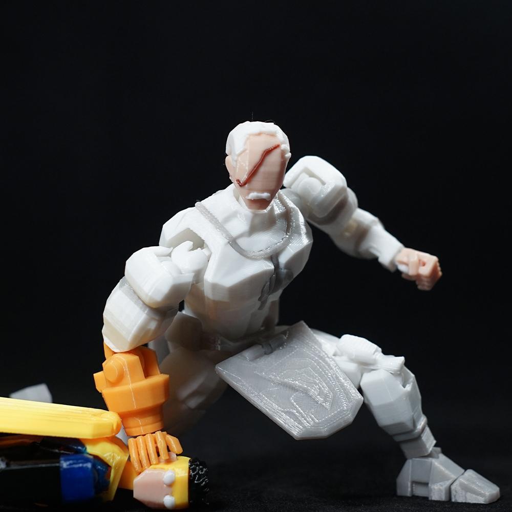 3D Printed Superheroes Invincible Conquest Anime Multi-Jointed Shapeshift Toys Action Figures Mannequin Model Ornaments Gifts