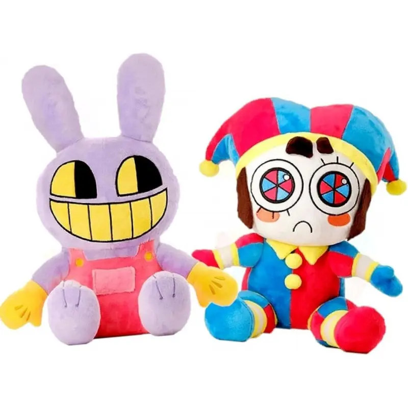 The Amazing Digital Circus Jax Horror Plush Doll, Soft Huggable Digital Circus Series Stuffed Toy, Birthday Party Gift for Kids & Fans
