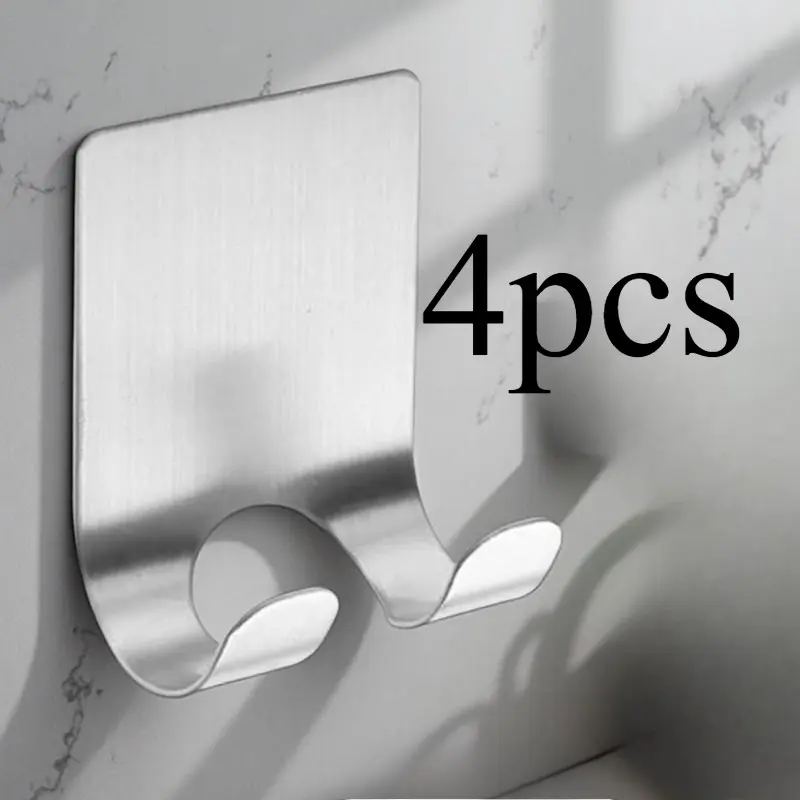 4pcs Razor Holder Bathroom Hanging Rack, Modern Minimalist Multi-Functional Razor Organizer, Razor Accessories Storage Box, Wall Mounted