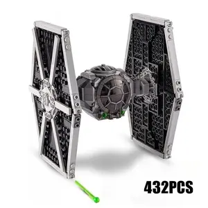 New 432-Piece Titanium Fighter Jet Building Set, Space War Ship Toy Kit, Adult and Child Gift, Birthday Present for Boys and Girls