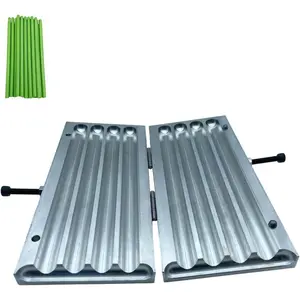 Wax Rod Stick Core Casting Injection Mould Aluminum Alloy for Jewelry Wax Tree Center Mold Diameter 4mm-16mm (16 mm)