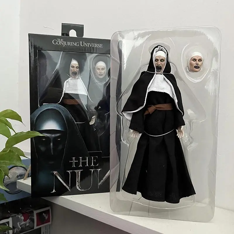 The Nun The Conjuring Series Horror Action Figure Toys Hallowen Present Hobby Collection Face Changable Decor