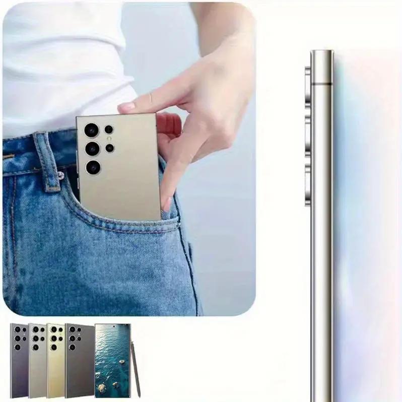 S25 Ultra Unlocked 5G Smartphone, 12GB+512GB, 6800mAh Battery, Fast Charging Capability, Android 14 System, 108MP+48MP Camera, Face & Fingerprint Unlock | Dual SIM | Autofocus | Built-in Pen | Card Port