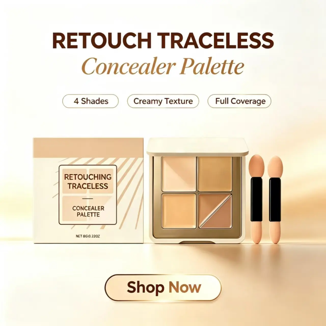 Contour & Concealer Palette, Ultra Fine Powder Natural Light Coverage, Smooth Hydrating Skin Friendly Multi-Use Concealer Palette,Radiant,Serum,Foundation with SPF 50,freckle,liquid,forever,bloom,water,resistant,faux,tint,olive