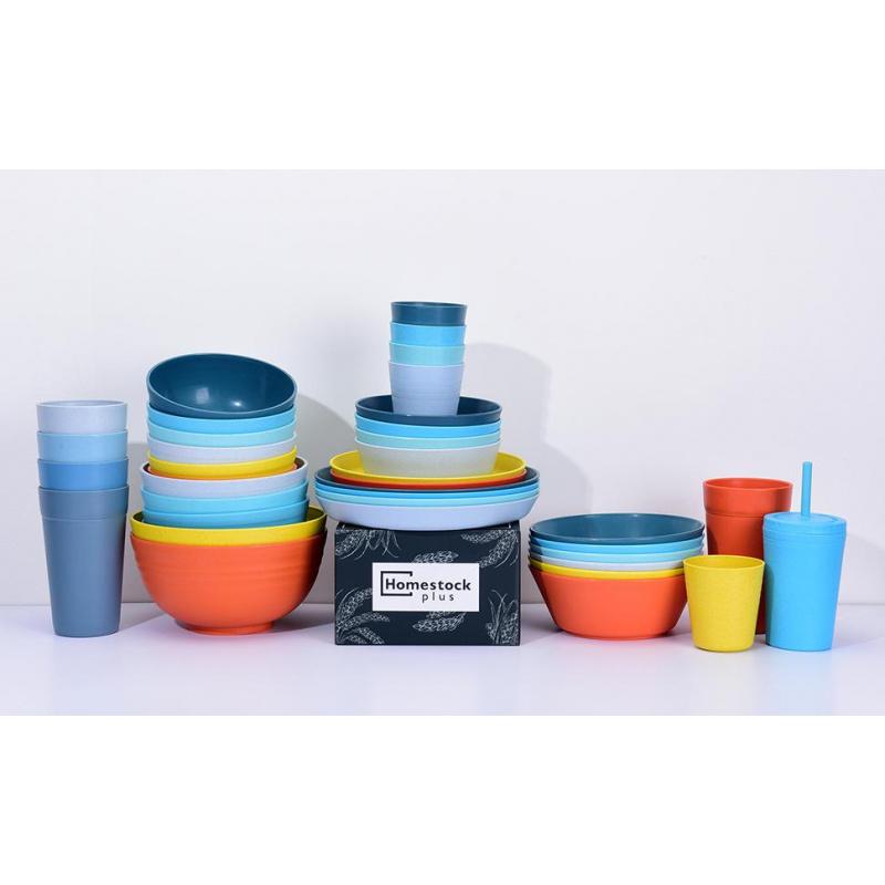 Unbreakable Cereal Bowls 25 OZ Microwave and Dishwasher Safe BPA-Free Bowl Dessert Bowls for Serving Soup, Oatmeal, Pasta and Salad [Set of 6]