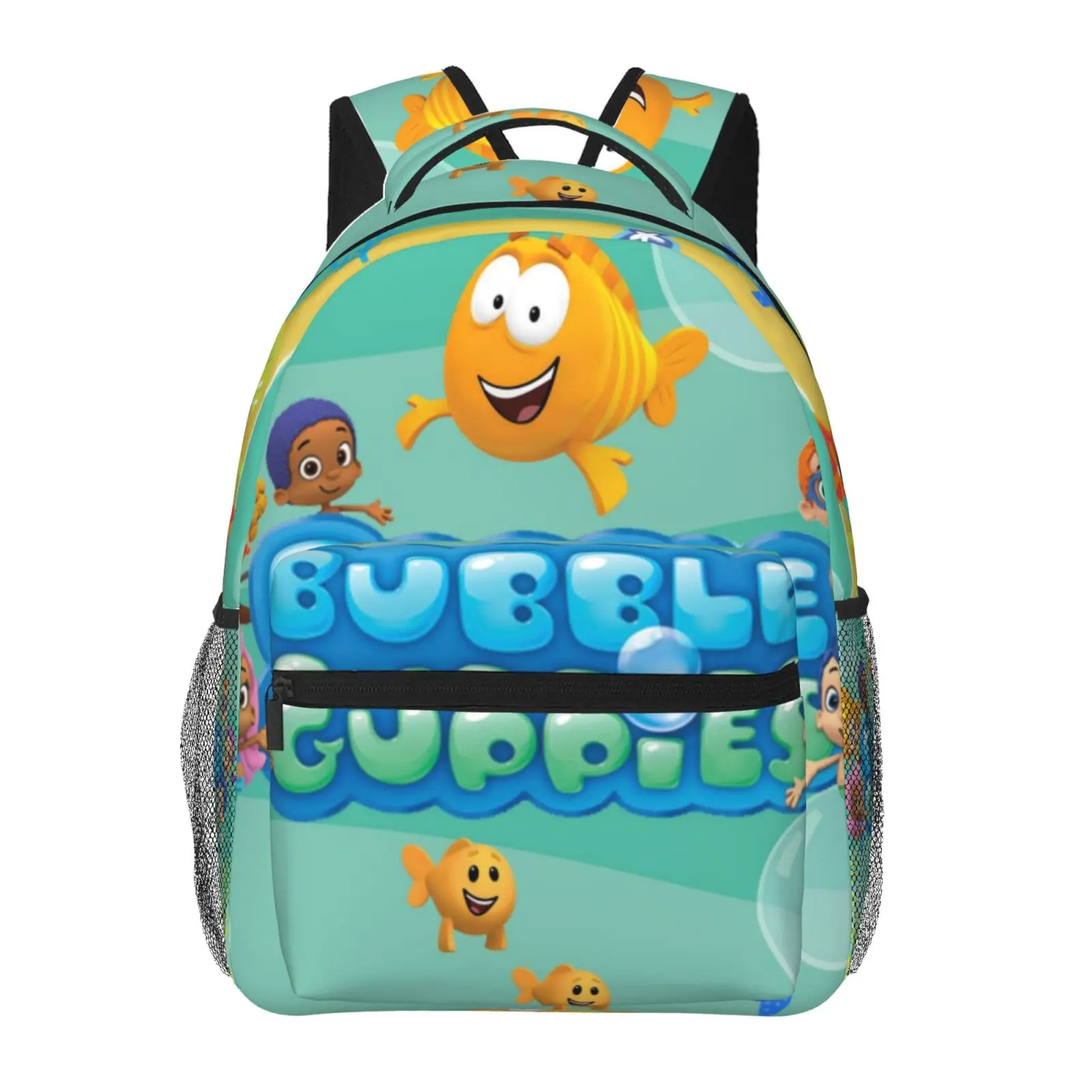 Kids backpack, Bubble Guppies1 School bag, Cute Cartoon Backpacks for girls boys, Adjustable Straps Bookbag for Office Travel Bag