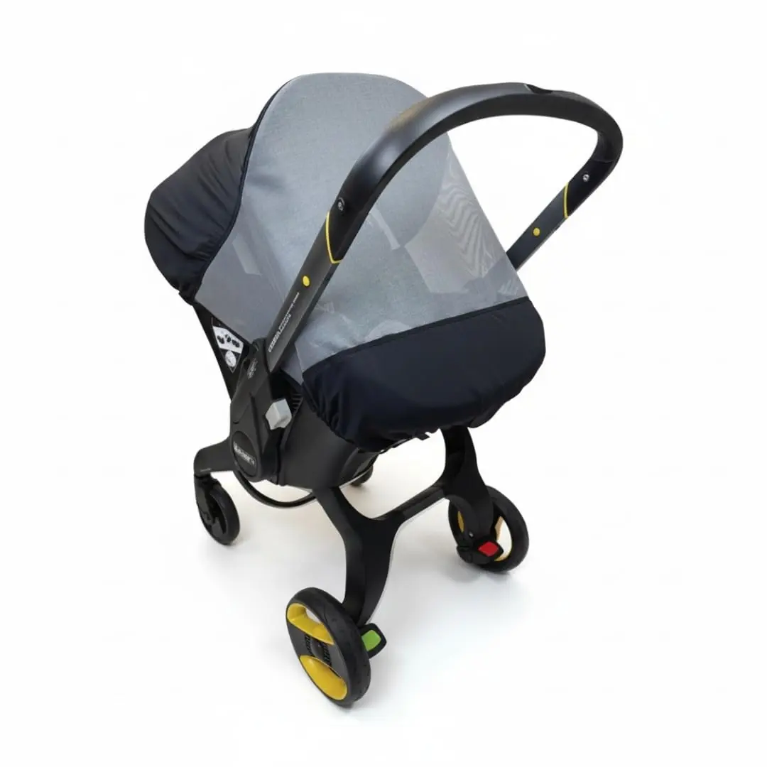 Doona Infant Car Seat Sunshade & Insect Cover, Sun Protection Accessory with Secure Car Seat Fit (Stroller Not Included), Prop 65 Safe